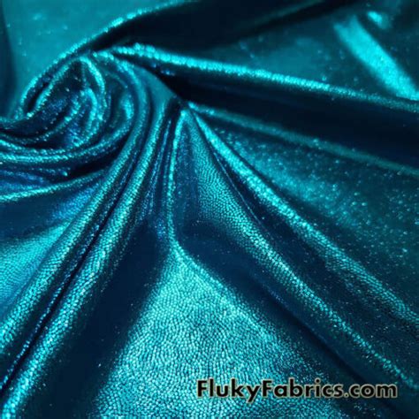 metallic mystique spandex fabric|Exquisite Teal Shiny Foggy Foil Metallic Mystique .